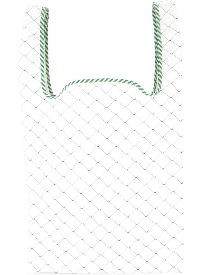 Walk Of Shame Woven Slouched Tote - White