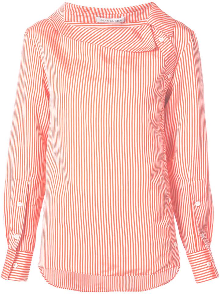 Altuzarra Eileen Striped Top - Yellow & Orange