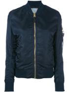 Alpha Industries Arm Pocket Bomber Jacket - Blue