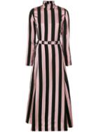 Marques'almeida Striped Flared Dress - Pink