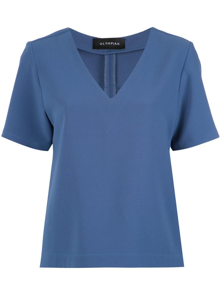Olympiah Back Detail Blouse - Blue