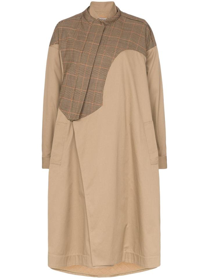 Preen By Thornton Bregazzi Hannah Padded Oversized Coat - Camel