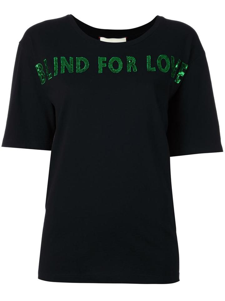 Gucci Blind For Love T-shirt, Women's, Size: Xs, Black, Cotton/polyester