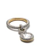 Hum 18kt Yellow Gold, Platinum And Diamond Ring 3 - Yellow Gold