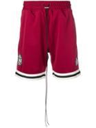 Represent Logo Track Shorts - Red