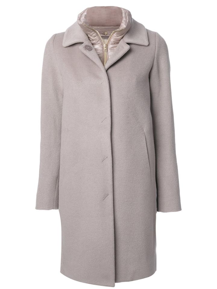 Herno Tailored Zipped Jacket - Nude & Neutrals