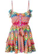 Alexis Ruffle-trimmed Mini Dress - Multicolour