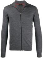 Ps Paul Smith Knitted Zipped Jacket - Grey