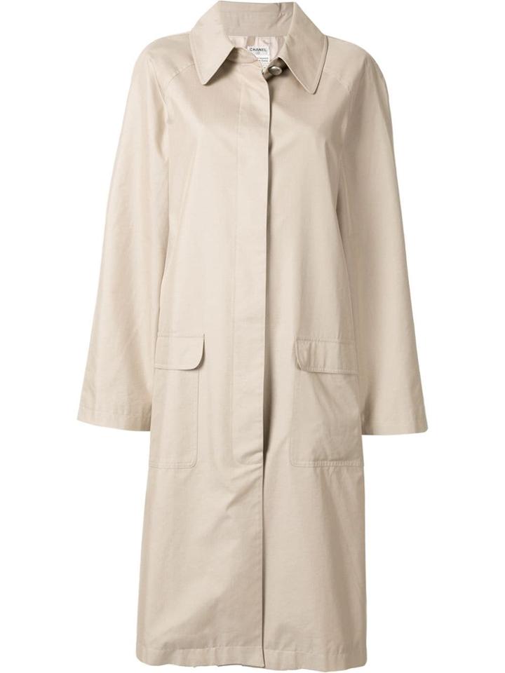 Chanel Pre-owned 1998 Trench Coat - Grey