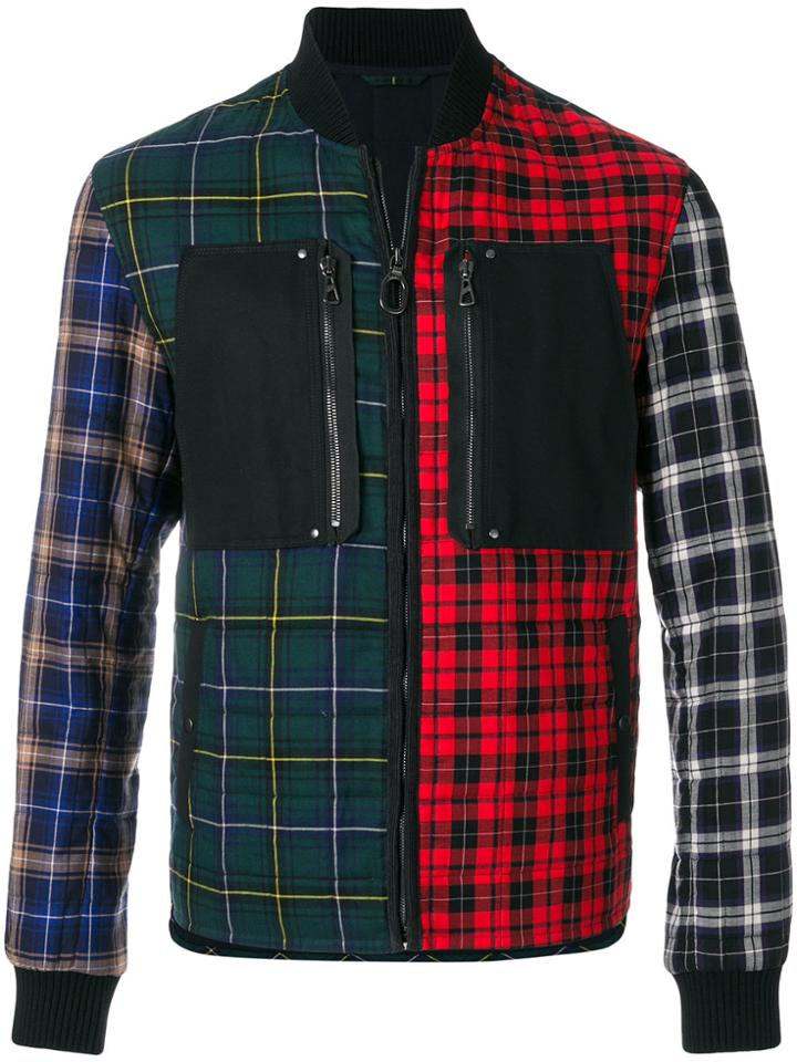 Lanvin Patchwork Checked Jacket - Multicolour
