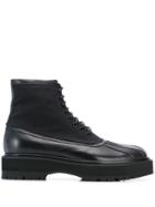 Givenchy Camden Lace-up Boots - Black