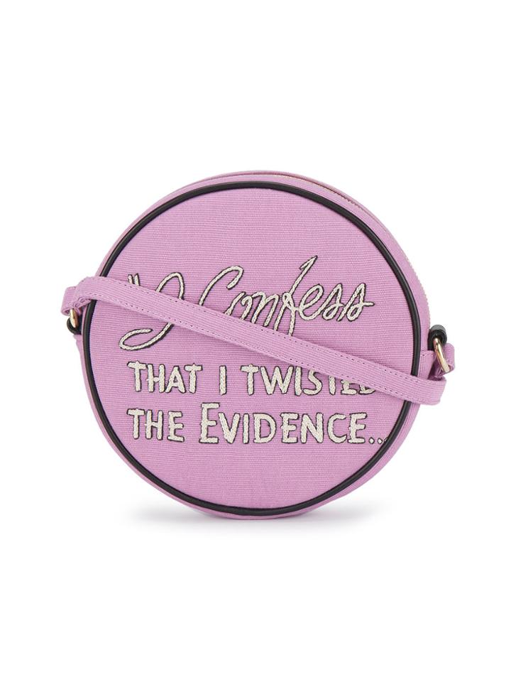 Olympia Le-tan I Confess Dizzie Shoulder Bag - Pink & Purple