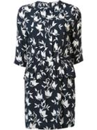 Ganni 'maxwell' Crepe Dress, Women's, Size: Small, Blue, Viscose
