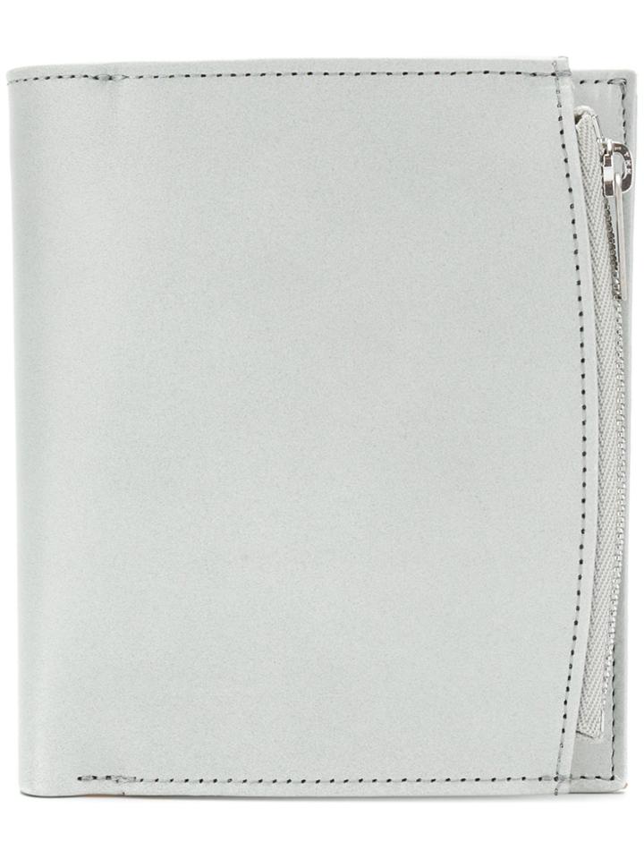 Maison Margiela Bi-fold Side Zip Wallet - Blue