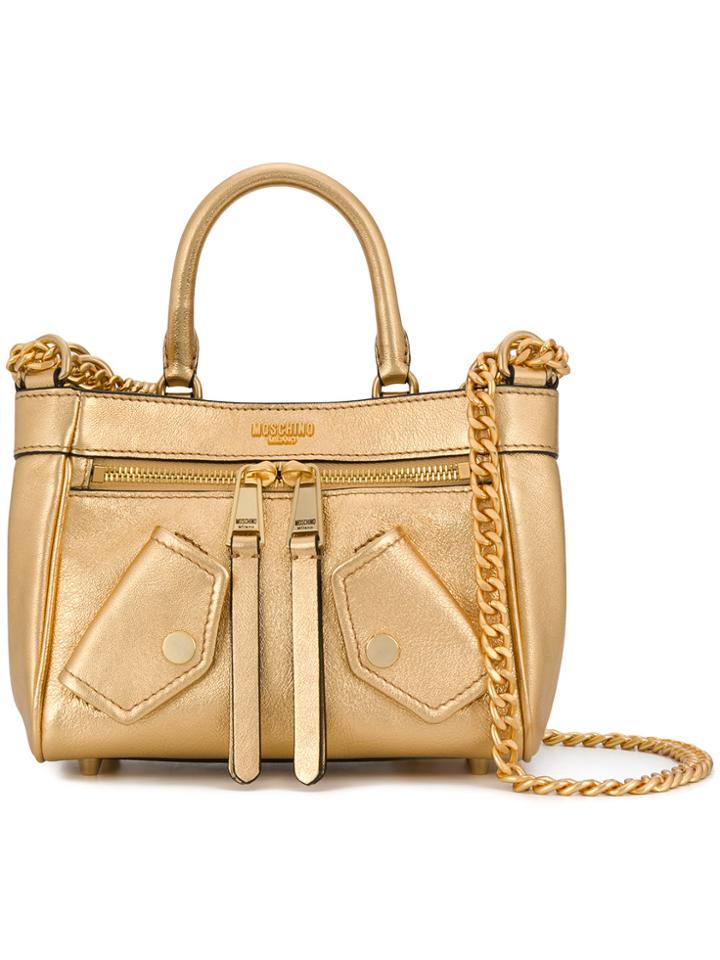 Moschino Mini Tote - Metallic