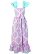 Yuliya Magdych Doll Dress With Ruffles - Purple