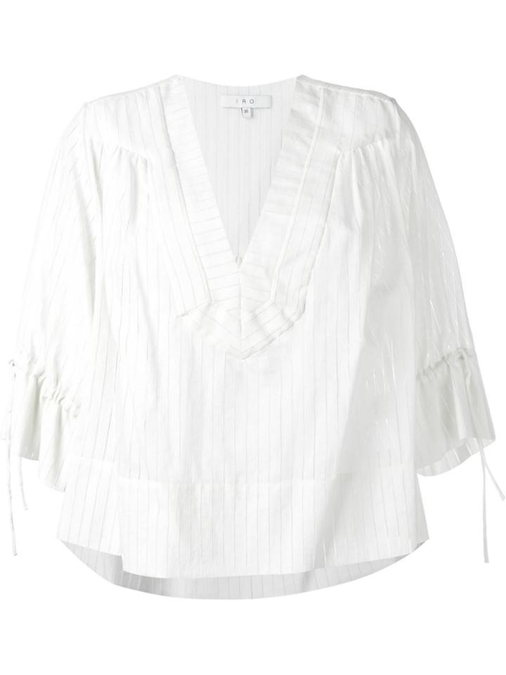 Iro Striped V Neck Shirt