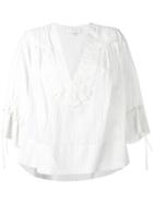 Iro Striped V Neck Shirt