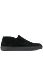 Corneliani Slip-on Low-top Sneakers - Black