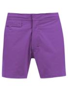 Amir Slama Mid Rise Swim Shorts - Purple
