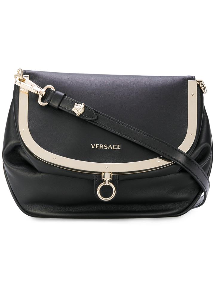 Versace Metalways Shoulder Bag - Black