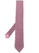 Prada Classic Patterned Tie - Pink