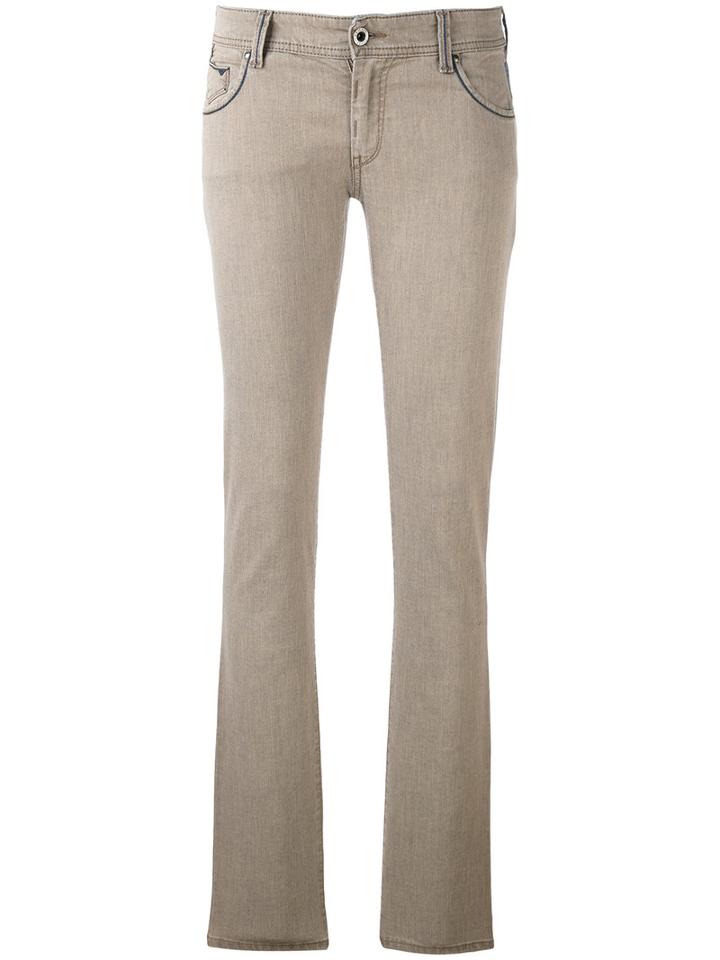 Armani Jeans - Classic Skinny Jeans - Women - Cotton/spandex/elastane - 30, Brown, Cotton/spandex/elastane