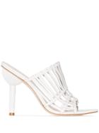 Cult Gaia Tbc Caged Sandals - White