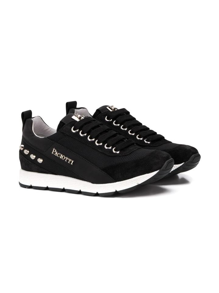Cesare Paciotti Kids Teen Low-top Sneakers - Black
