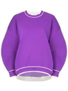 Tibi Sculpted Sweatshirt - Purple