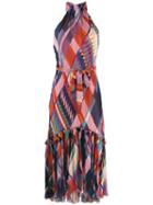 Diane Von Furstenberg Selena Sleeveless Maxi Dress - Red