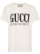 Gucci Cities Cotton T Shirt - Nude & Neutrals