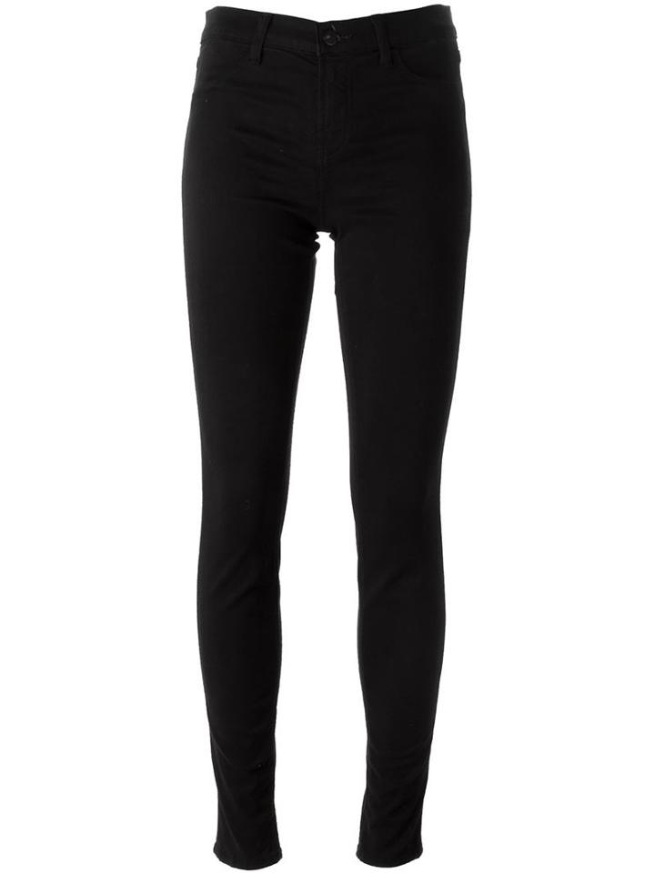J Brand Mid-rise Skinny Jeans, Women's, Size: 29, Black, Lyocell/cotton/spandex/elastane