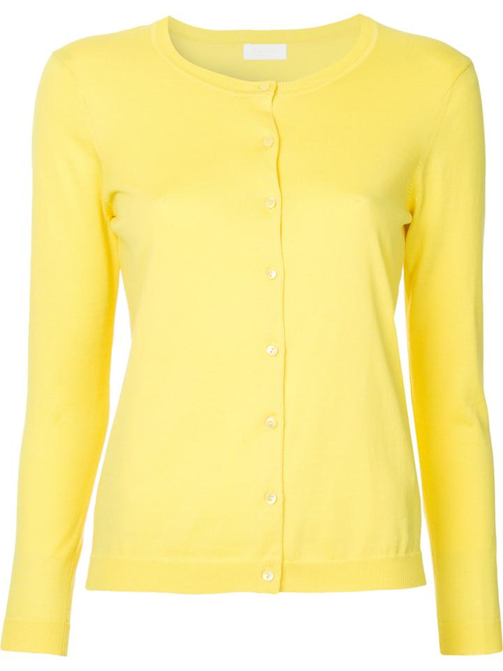 Ballsey Round Neck Cardigan - Yellow & Orange
