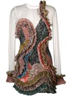 Zimmermann Paisley Ruffled Dress - Pink
