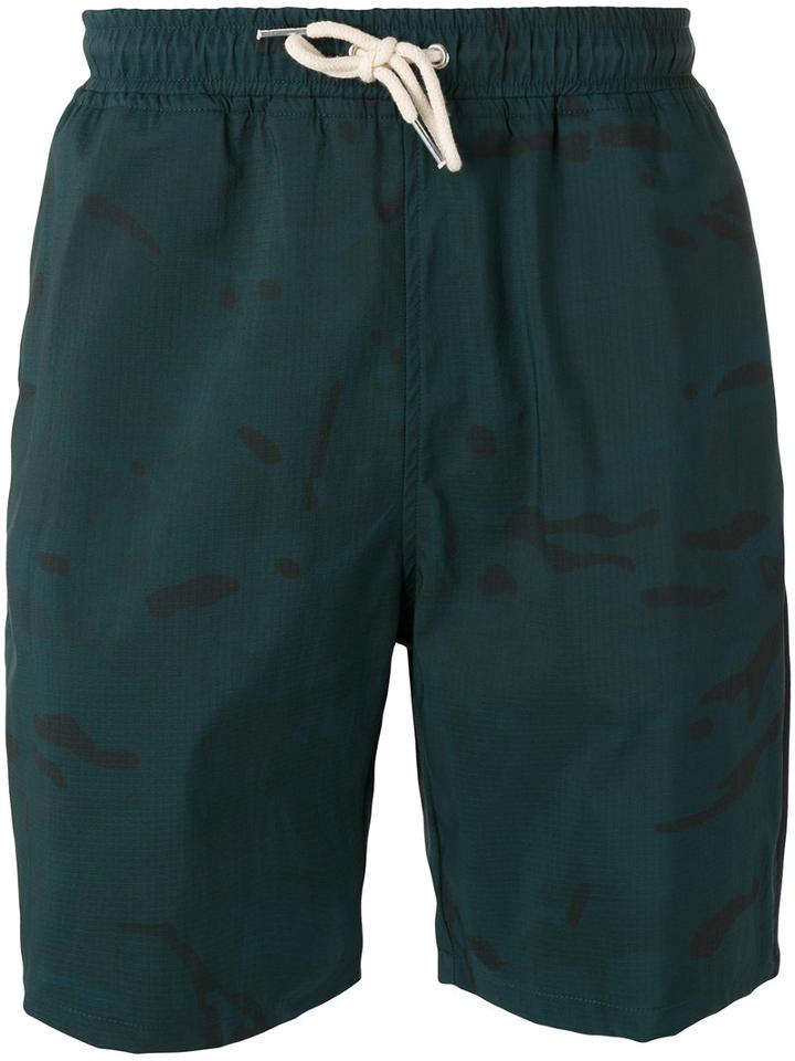Soulland - Bau Shorts - Men - Polyamide - M, Green, Polyamide