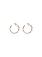 Anita Ko 18kt Gold And Diamond Hoop Earrings