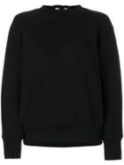 Sacai Rear Lace-up Sweater - Black
