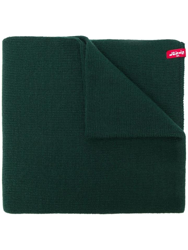 Levi's Ribbed Knit Scarf - Green