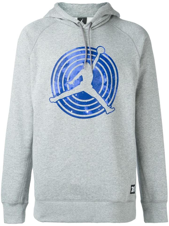 Nike Jordan Aj11 Hoodie, Men's, Size: Small, Grey, Cotton/polyester