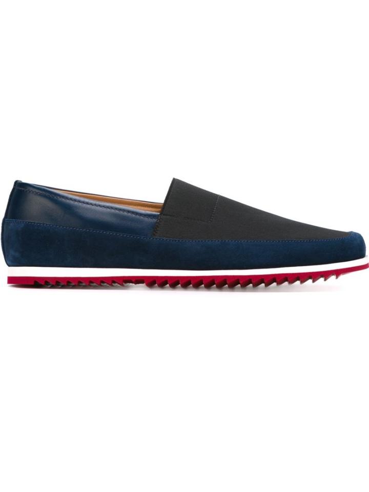 Car Shoe Rigid Sole Boat Shoes, Men's, Size: 6, Black, Nylon/rubber/leather/suede