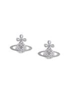 Vivienne Westwood 'simone Bas Relief' Earrings, Women's, Metallic