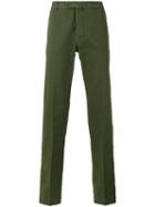 Doppiaa Regular Fit Trousers, Men's, Size: 52, Green, Cotton