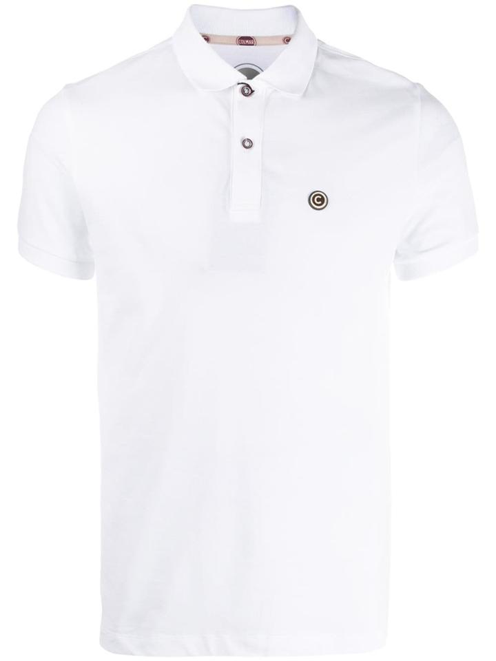 Colmar Chest Logo Polo Shirt - White