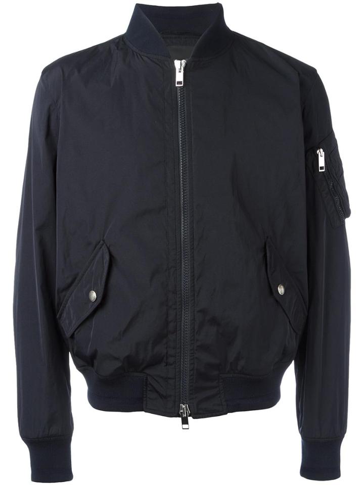 Ermanno Scervino Classic Bomber Jacket - Blue