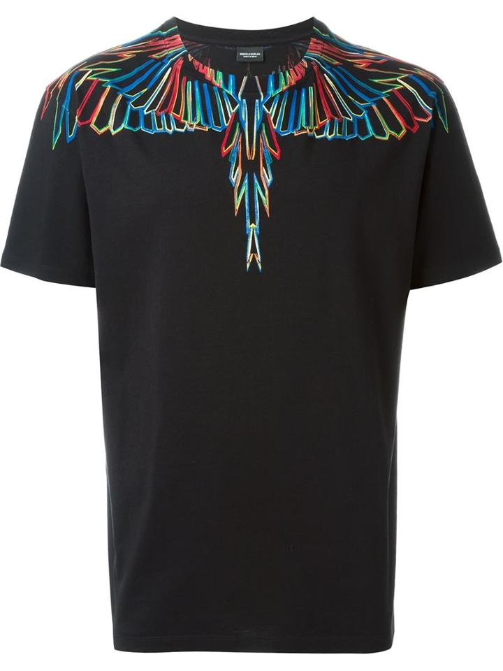 Marcelo Burlon County Of Milan 'temuco' T-shirt, Men's, Size: Xxs, Black, Cotton