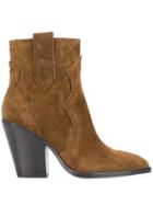Ash Esquire Ankle Boots - Brown