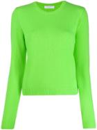 Majestic Filatures Chevron Knit Jumper - Green