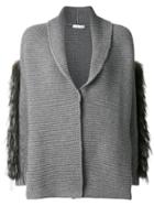Fabiana Filippi Shawl Collar Cardigan - Grey
