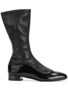 Giorgio Armani Side Zip Boots - Black